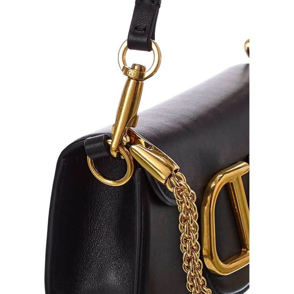 Valentino Vlogo Loco Small Leather Shoulder Bag, Black - Picture 3 of 4